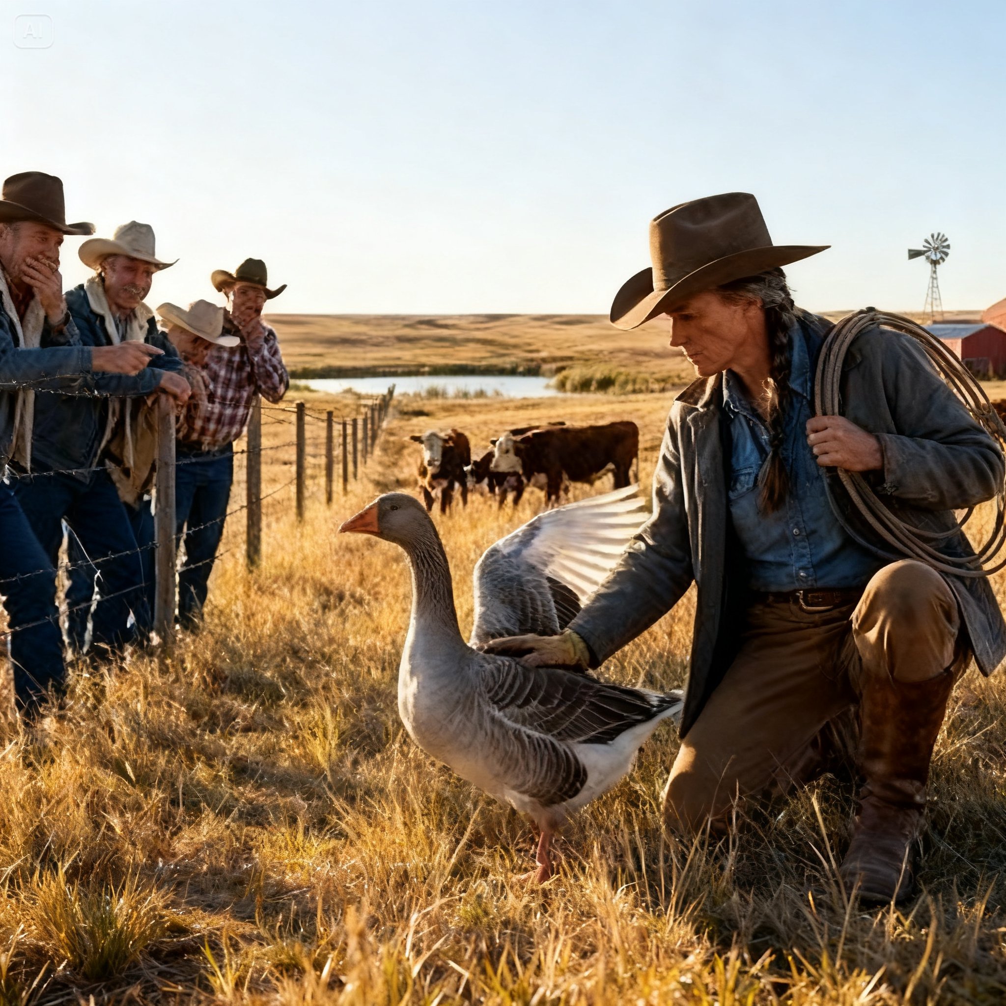 “REAL RANCHES DON’T RUN GEESE.” THEY MOCKED HER FOR YEARS — UNTIL HER LAND STARTED OUTPERFORMING EVERYONE ELSE’S…