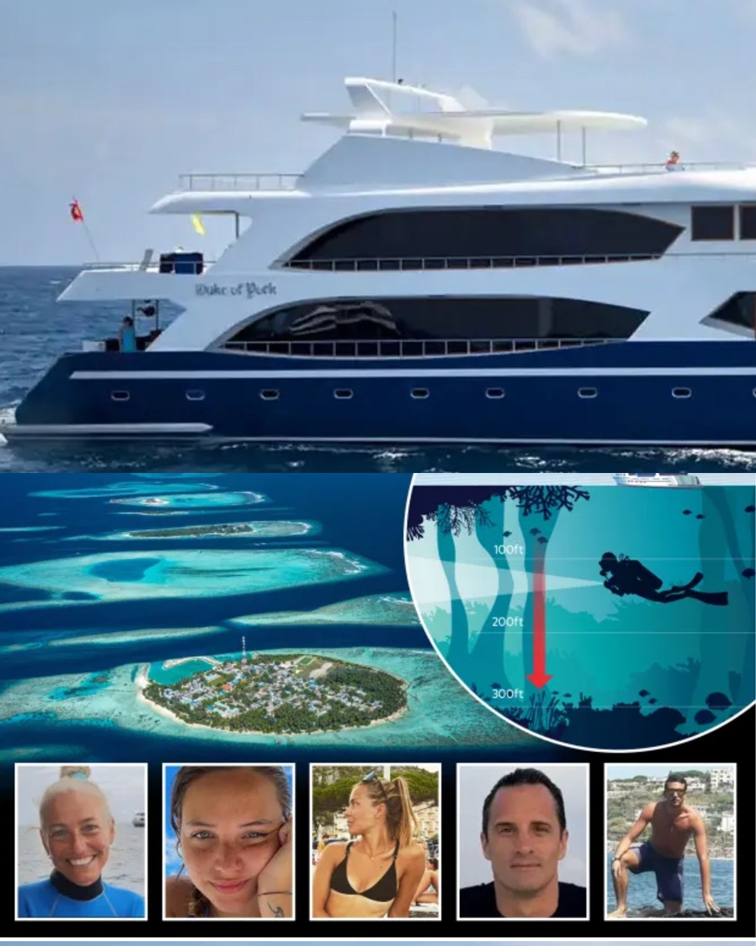 DREAM YACHT TRIP TURNS INTO UNDERWATER NIGHTMARE: 5 ITALIANS DIE 200FT BENEATH THE MALDIVES