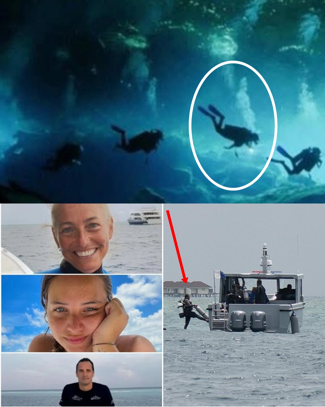 The agonizing search for the four missing divers has reached a grim milestone