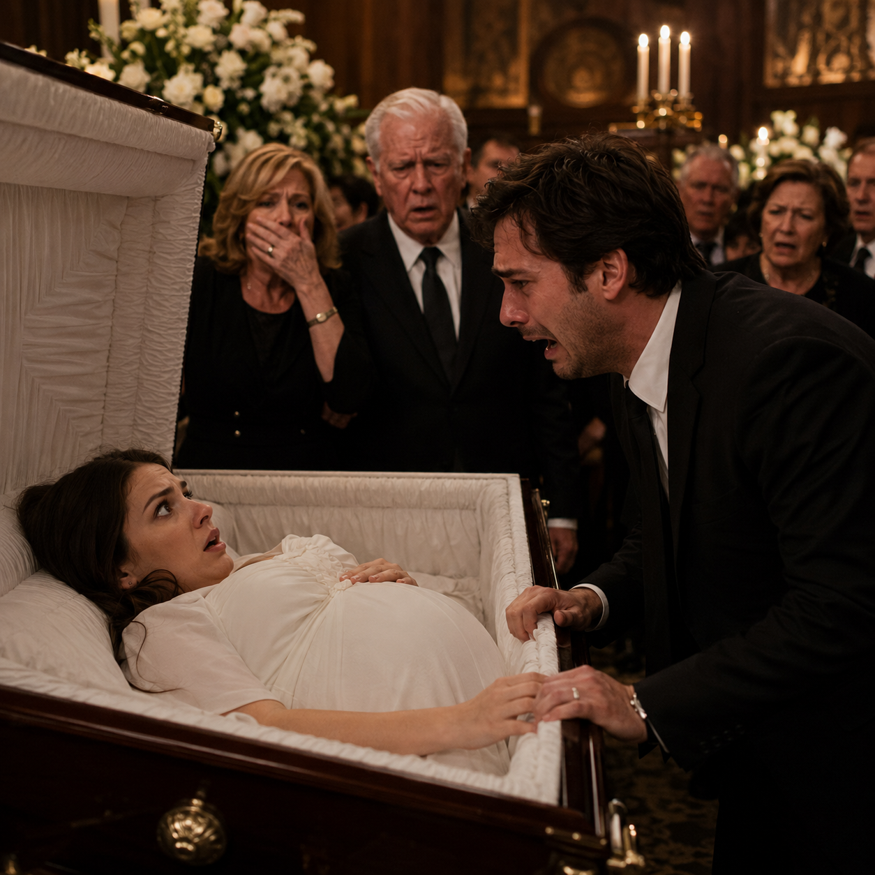 THE LETHAL COFFIN TRAP BACKFIRED: How a Betrayed Pregnant Wife Used a Hidden Bluetooth Feed to Dismantle Her Billionaire Husband’s Darkest Embezzlement Plot