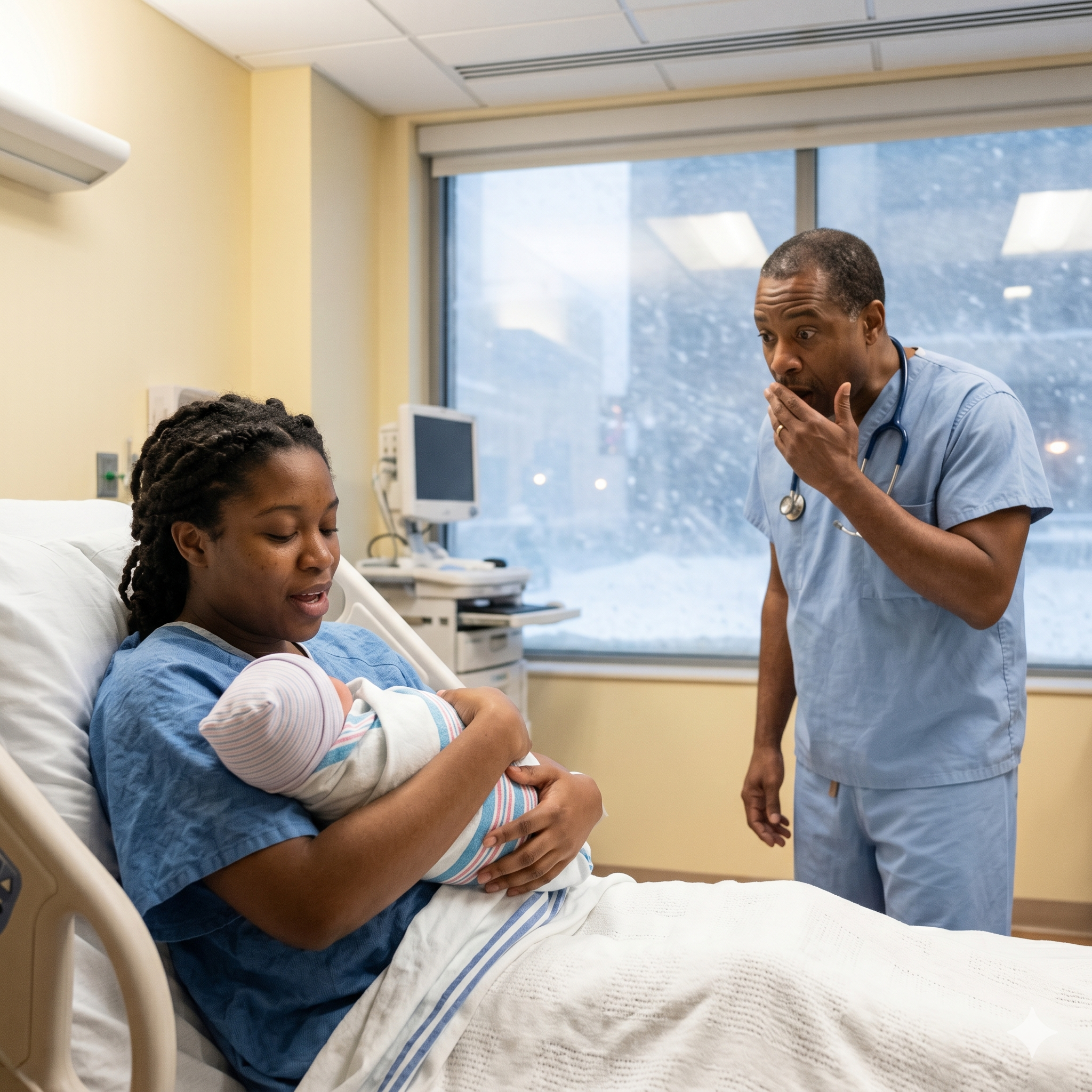 She Gave Birth During a Snowstorm… Then the Doctor Recognized the Lullaby She Sang