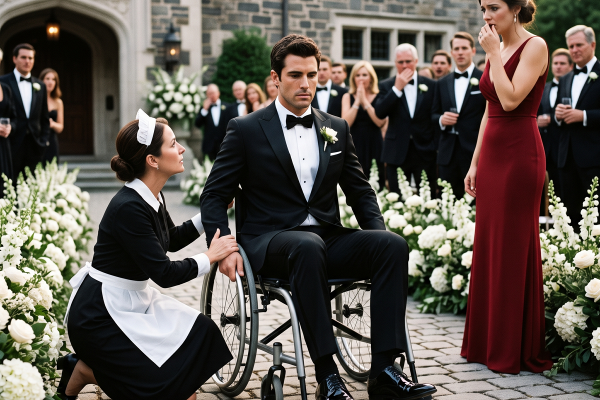 Everyone laughed when my fiancée called me a burden—until the quiet maid knelt down and exposed the betrayal of the century.