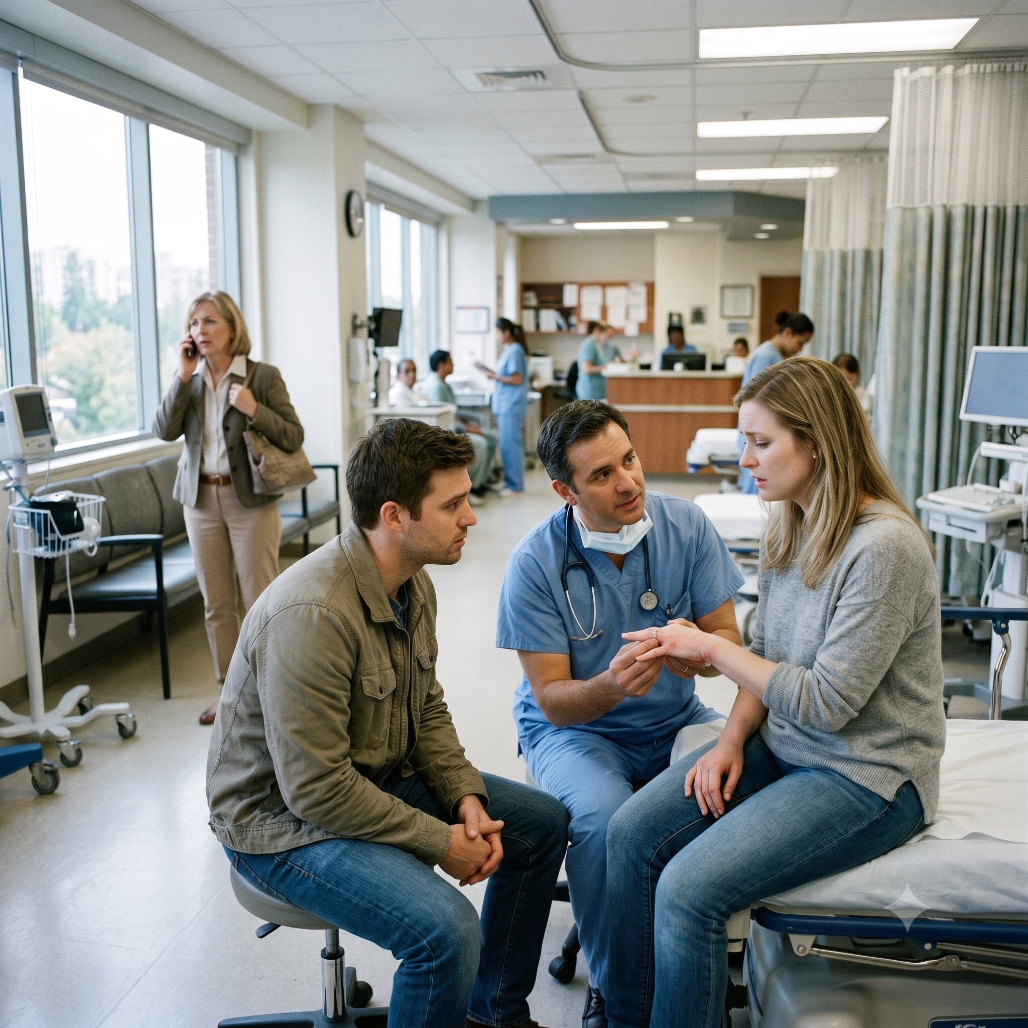 My Wife Begged Me to Come Home… My Mother Said She Was Dramatic. Then the ER Doctor Asked Why Her Wedding Ring Was Cutting Into Her Skin