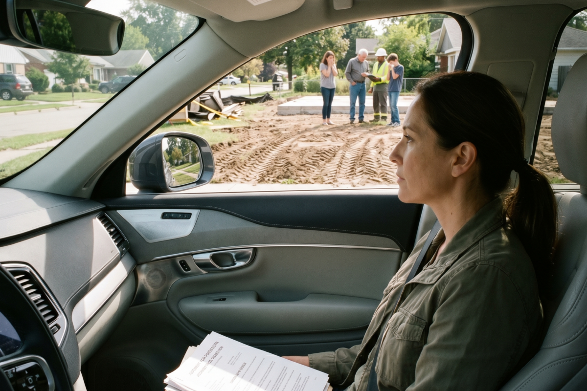 THE SCRAPED EARTH COMPLIANCE TRAP: How A Betrayed Wife Used Her Husband’s Arrogant Text To Vanish His Entire House In Public