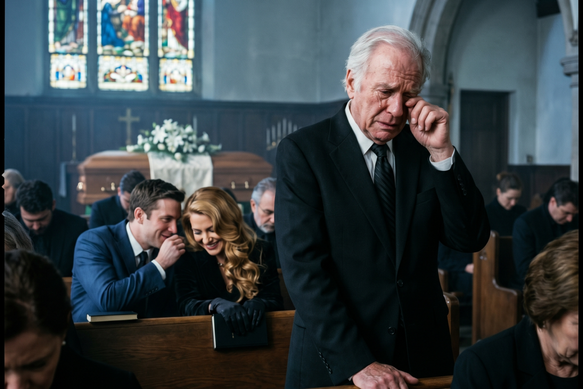 THE ST. MARK’S SANCTUARY lockout: My Daughter-in-Law Wore a Coral Brunch Dress to My Wife’s Funeral and Called It a Holiday… But Her Smug Grin Vanished When the Sealed Envelope Swung Open