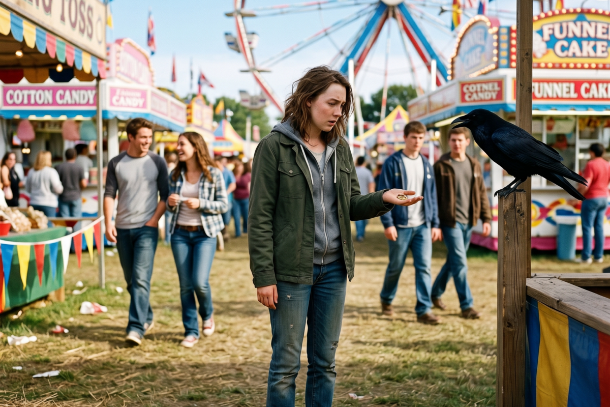 My Cousins Left Me at the County Fair… Then a Raven Dropped My Father’s Ring Into My Hand