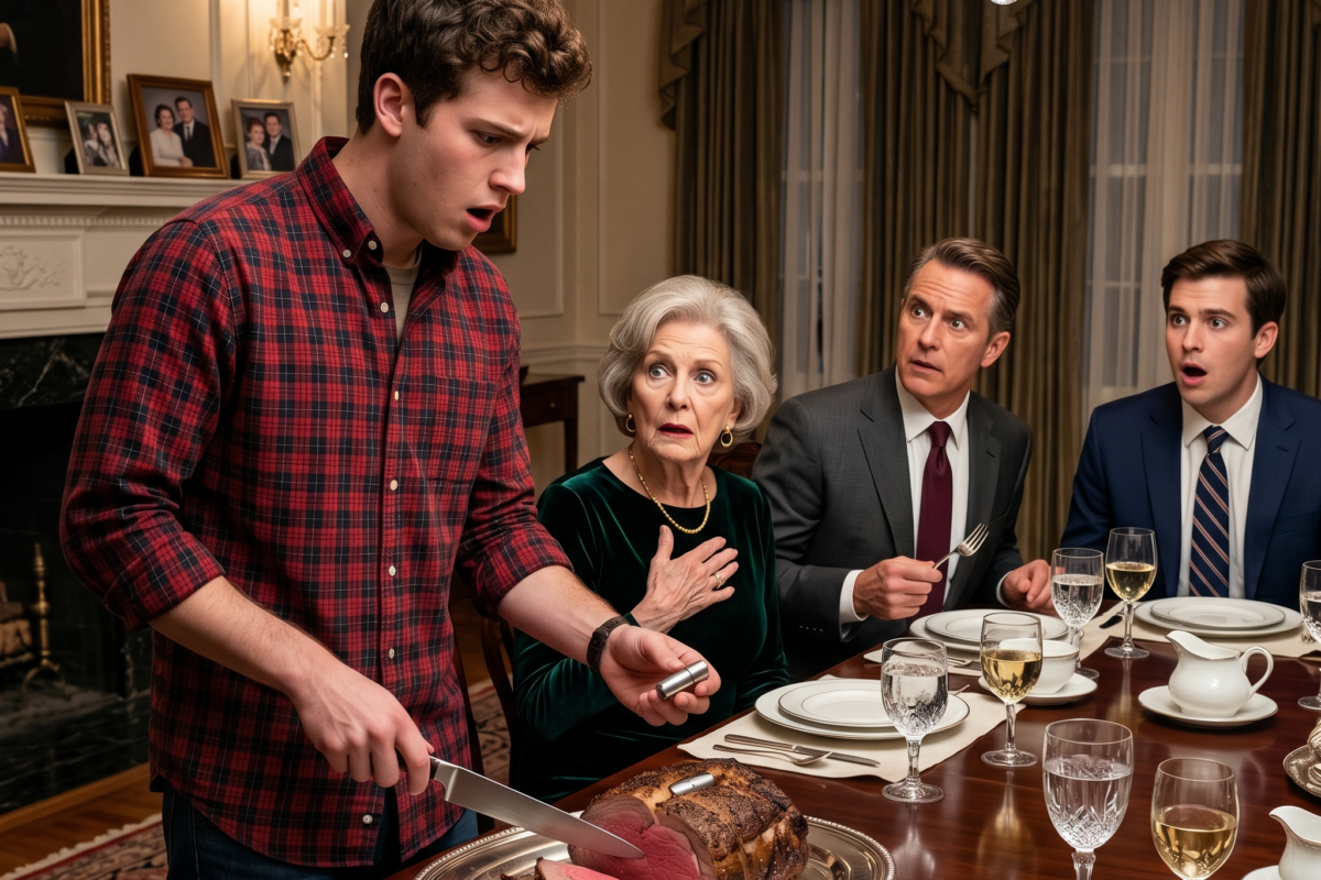 THE DINING ROOM LOCKOUT: My Son Assaulted Me Over His Casino Debts and Demanded My Checkbook… But His Smug Smile Vanished When He Opened the Dining Room Doors
