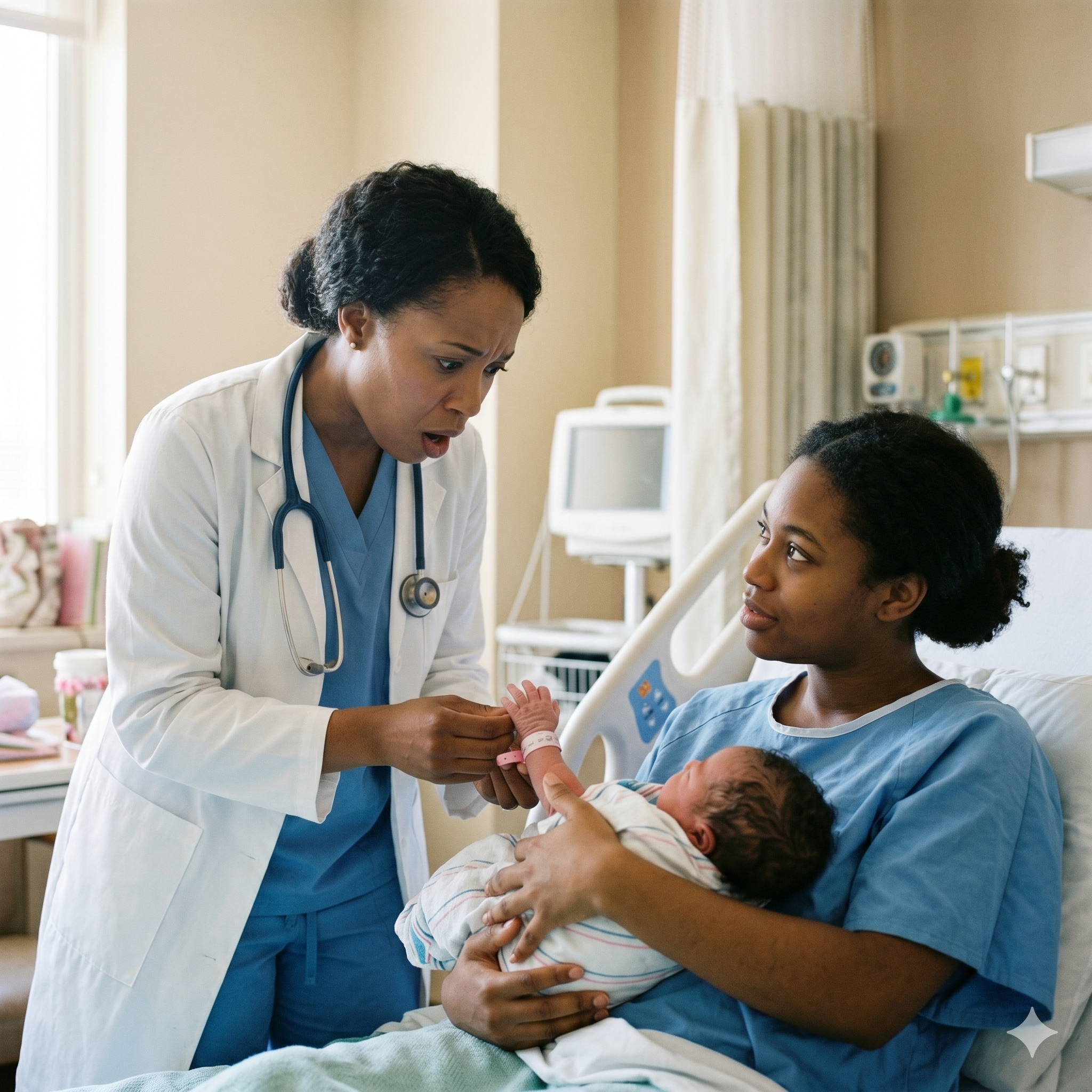 The Doctor Smiled at Her Newborn… Then Saw the Hospital Bracelet and Went Pale