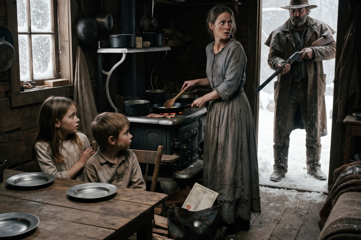 I was a ghost of a woman living in a barn, doing the work of a man who’d lost the will to live. Cole Harper pointed his weapon at me like I was the intruder, even as his children sat at my table, eating food I’d found in his cupboards.