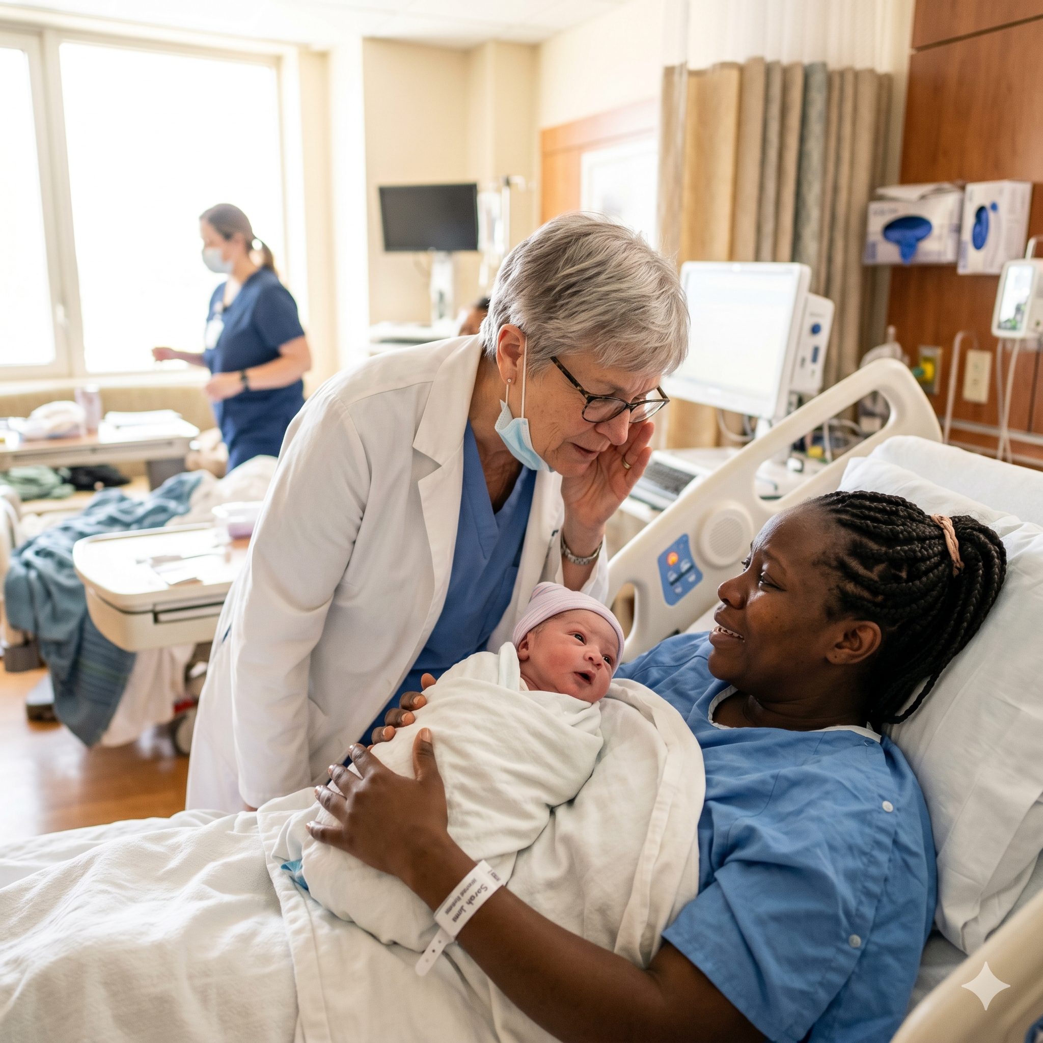 Her Baby Was Born Crying… Then the Doctor Whispered, “This Child Has My Son’s Eyes”