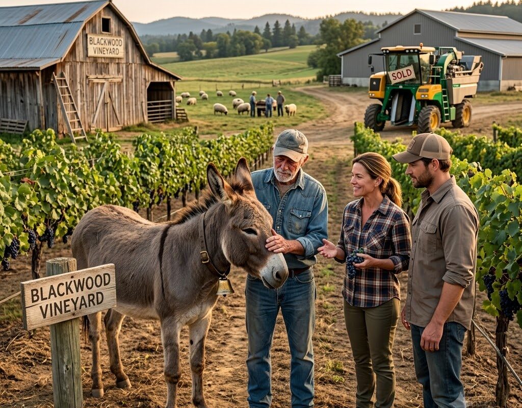 I Sold the New Vineyard Harvester… and Bought the Donkey That Kicked My Father