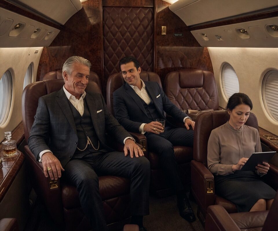 My millionaire father-in-law humiliated me on his private jet, certain I was living off his family. But when the pilot spoke just one sentence before takeoff, the color drained from his face.