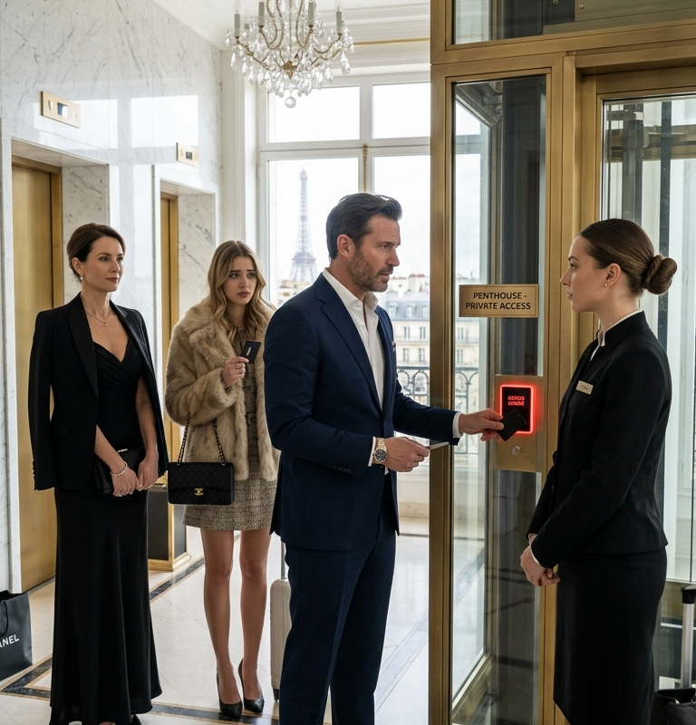 He Gave My Hotel Suite to His Mistress — Then the Entire Floor Locked Him Out