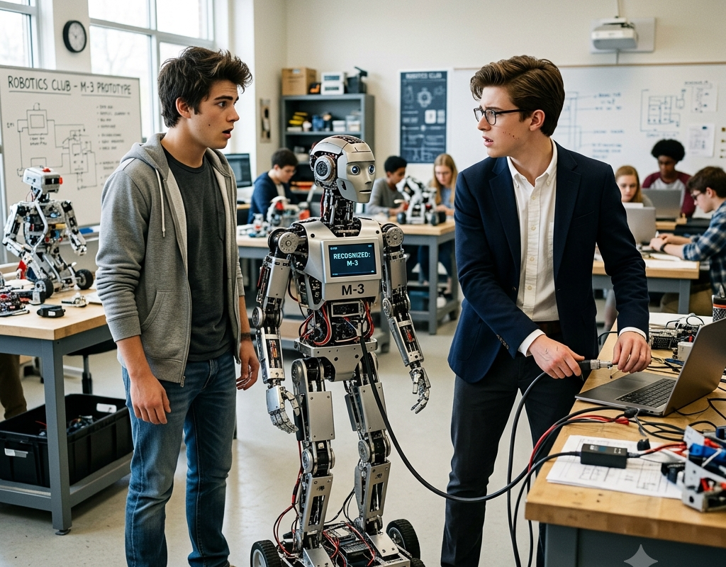 I WAS PAIRED WITH THE PERFECT ROBOTICS CAPTAIN—THEN OUR MACHINE CALLED ME BY A SECRET NAME