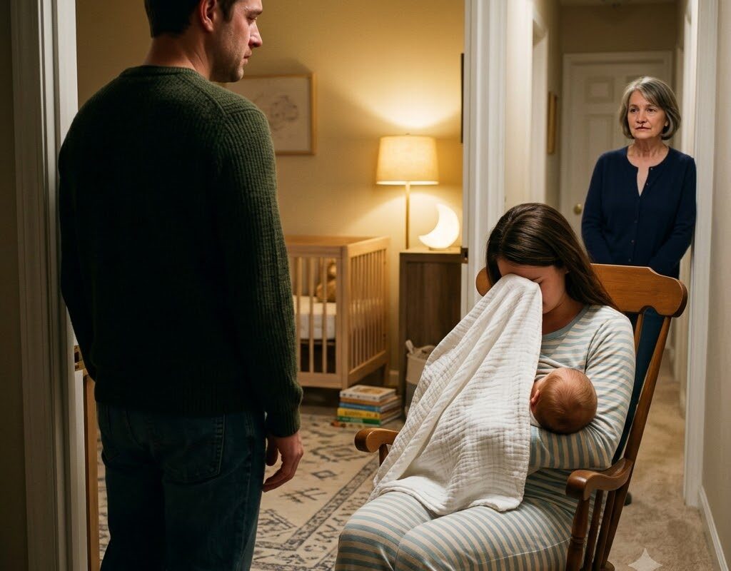 My Wife Hid Behind a Blanket Whenever She Fed Our Baby—The Truth About What She Couldn’t Bear to See Left Me Shaking