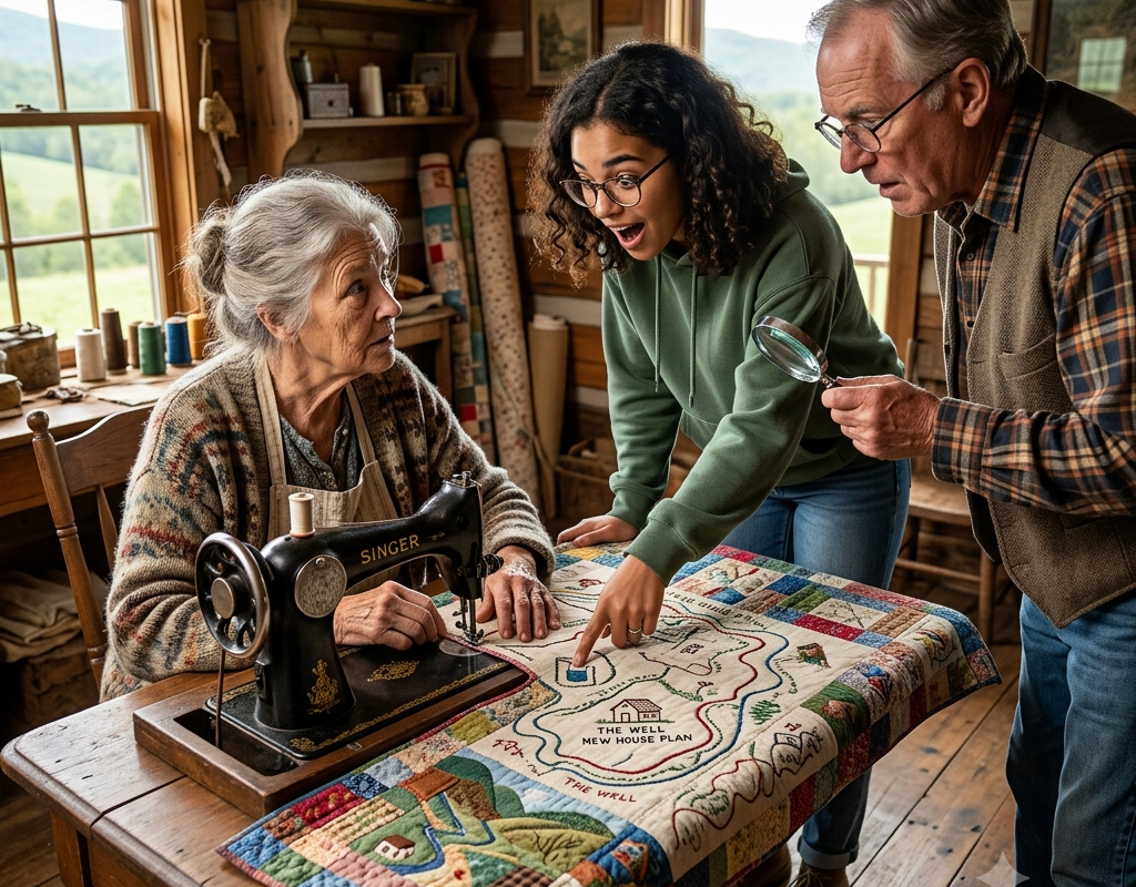 They Laughed at Her Old Sewing Machine — Until It Saved a Quilt Worth More Than His House