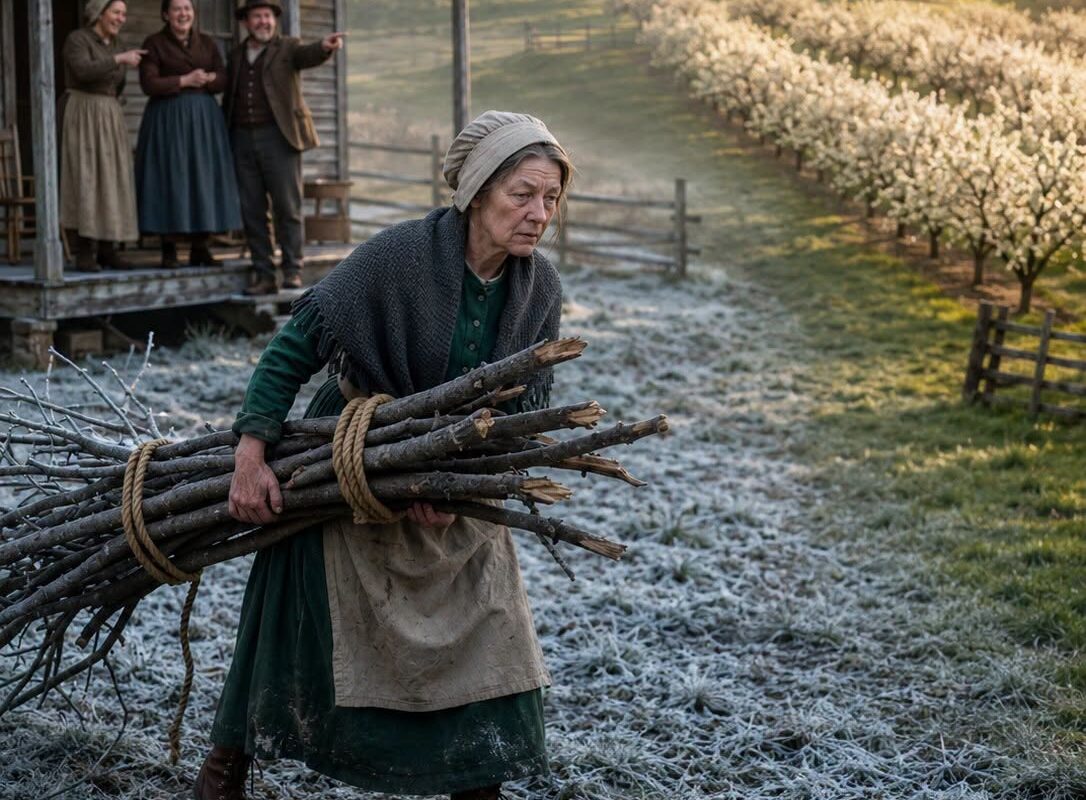 Everyone Laughed at the Widow Who Gathered Dead Branches… Until They Saw Her Miraculous Garden