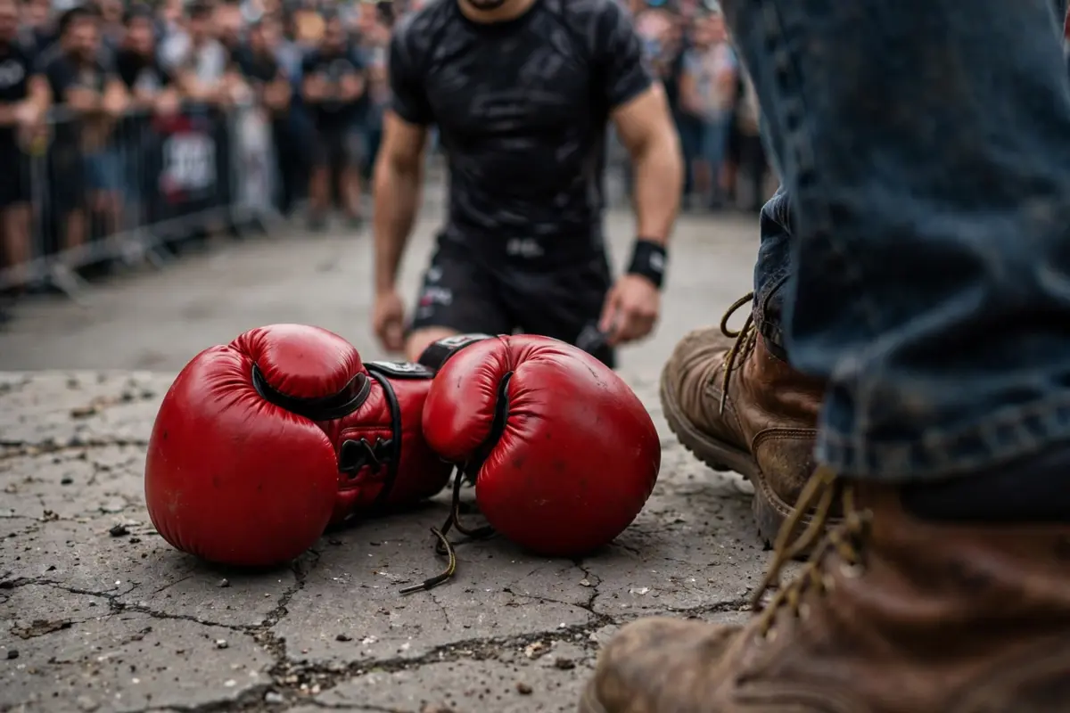 “Mommy’s little fighter,” the 22-year-old MMA star sneered as he threw red gloves at my son in front of everyone. I silently took off my watch, handed it to a neighbor, and stared at the concrete—the laughter ended moments later.