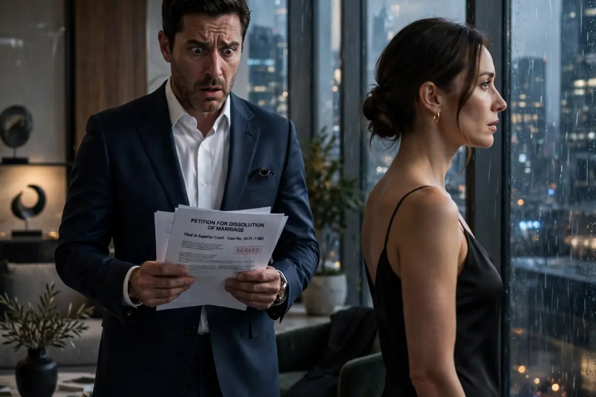 Convinced his first love would always be there, the billionaire never looked back. Then a set of divorce papers brought him face-to-face with the woman he had abandoned—and the heartbreaking truth changed everything.