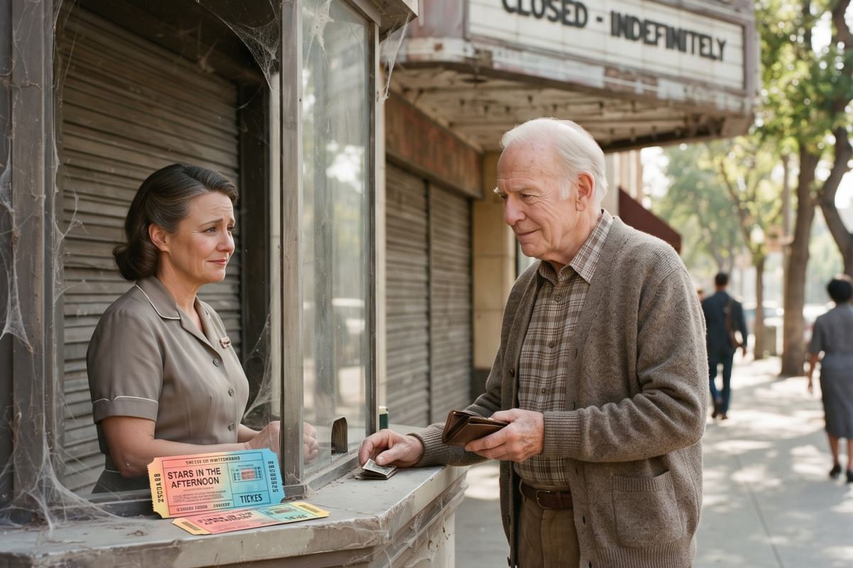 Every Saturday, the Old Man Bought Two Movie Tickets at a Theater That Had Been Closed for Years