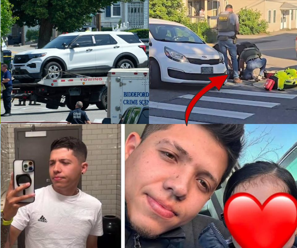 New video footage shows the chaotic aftermath of a deadly ICE-involved shooting in Biddeford, Maine, on July 13, 2026…