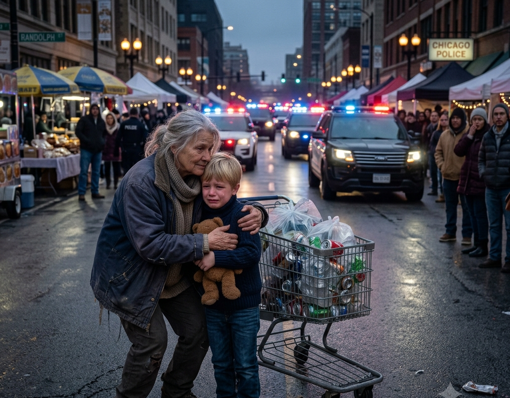 She Shared Her Last Meal With a Lost Child—Hours Later, Police and Billionaire Motorcades Surrounded Her Tiny Home