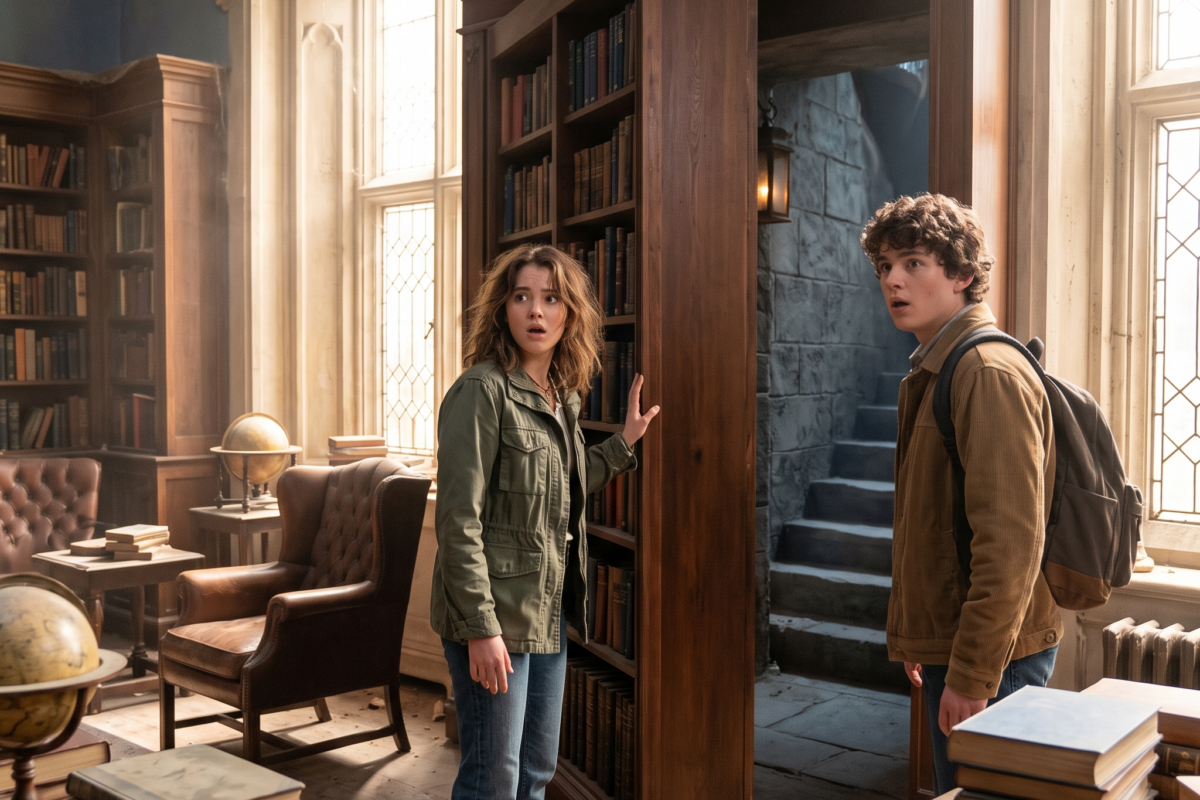 They Threw Me Into My Grandmother’s Dead Manor — Then the Library Wall Opened When I Spoke Her Name