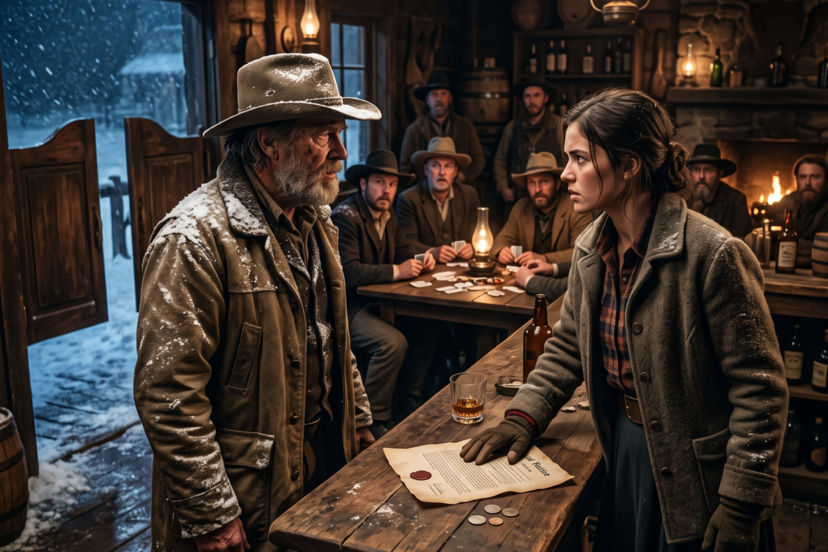 The Saloon Laughed When the Town Outcast Begged for a Wife. They Stopped Laughing When I Exposed Why He Really Needed One.