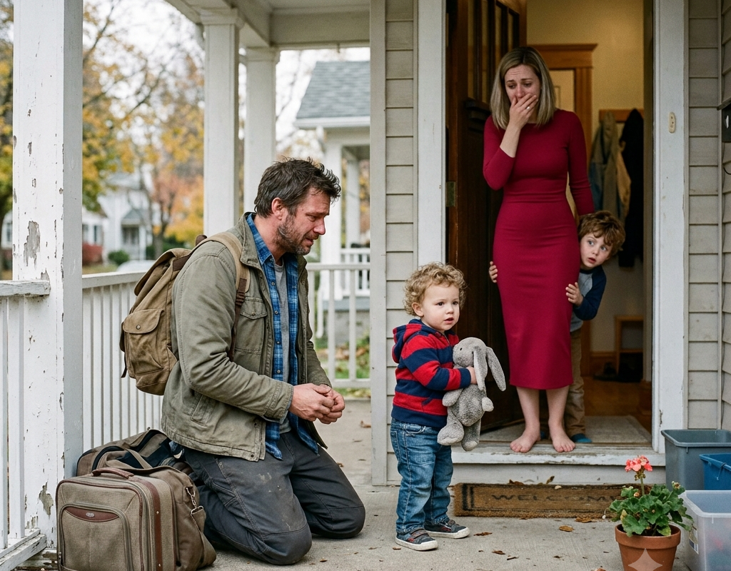 I Waited Four Years for My Missing Husband… Then He Knocked on My Door Carrying Another Woman’s Child