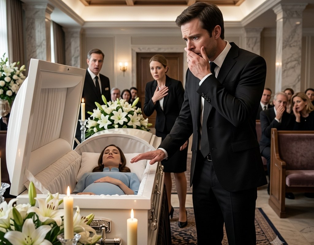 My Pregnant Wife Had Been Declared Dead for 36 Hours… Just Before Her Cremation, I Saw Something Move Inside the Coffin—What Investigators Discovered Left Everyone Speechless