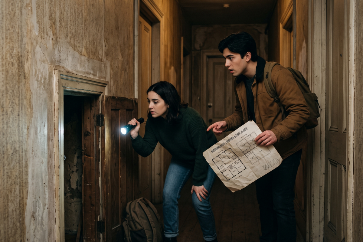 They Said the Old Boarding House Was Full of Ghosts — Then I Found the Room That Wasn’t on Any Floor Plan