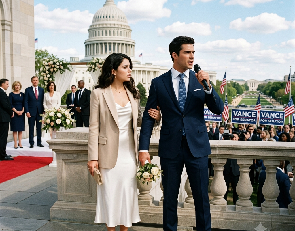 The Senator’s Daughter Was Married to Silence a Scandal — Until the Groom Turned On the Campaign