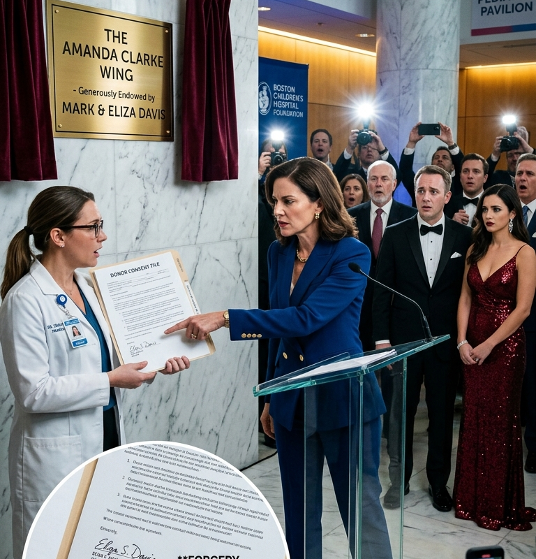 He Ordered a Gold Plaque for His Mistress on My Family Hospital Wing — Then the Registrar Found My Forged Consent