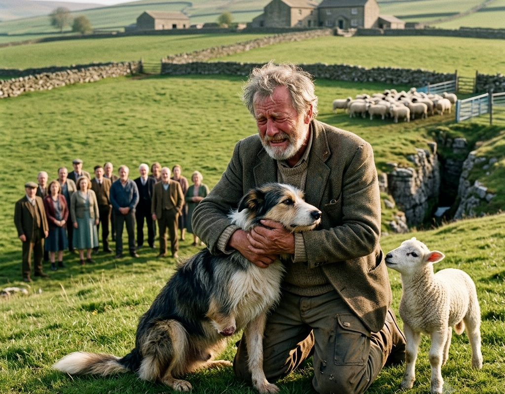 The Town Mocked the Old Farmer Who Bought a Three-Legged Dog — Then the Dog Found the Lamb Nobody Else Could Save