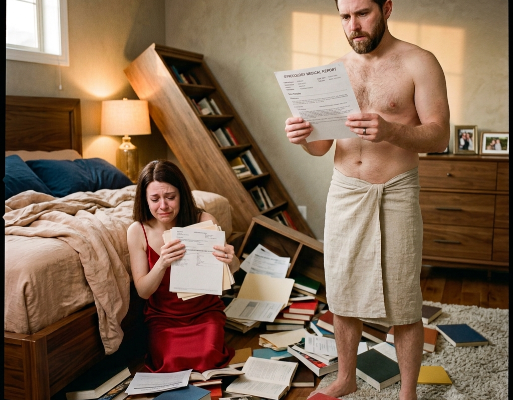 A Medical Report Accidentally Fell from Behind Our Bookshelf While We Were Cleaning—I Immediately Suspected My Wife of Cheating, but the Truth Left Me Regretting Everything
