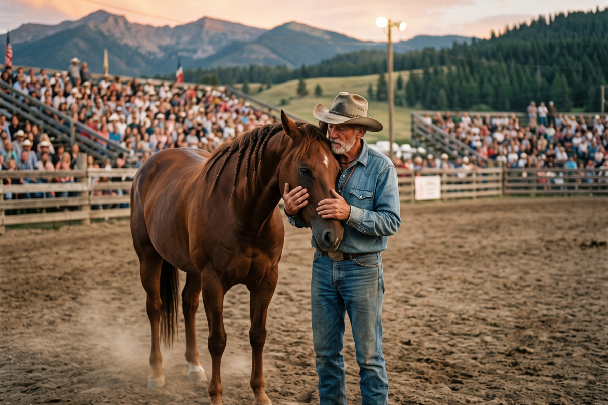 An Old Cowboy Bought Back the Horse That Threw Him — Then Entered the Arena Where His Career Ended