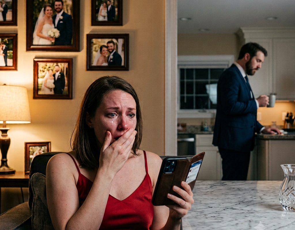 I Thought My Husband Was Asking About Expensive Skincare for Me—Then I Opened Another Woman’s Profile and Everything Fell Apart…