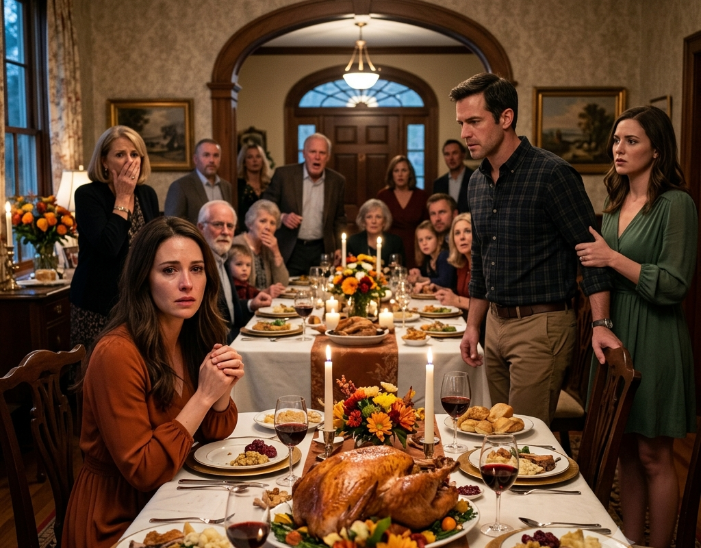 My Husband Betrayed Me With My Sister at Our Family Thanksgiving — They Left Together Smiling, But My One Decision Destroyed Their Plans