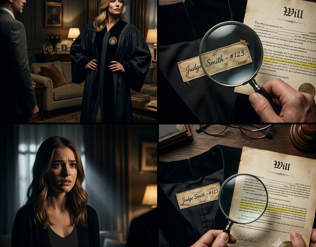 \He Let His Mistress Wear My Father’s Judicial Robe — Then the Robe Tag Matched the Will