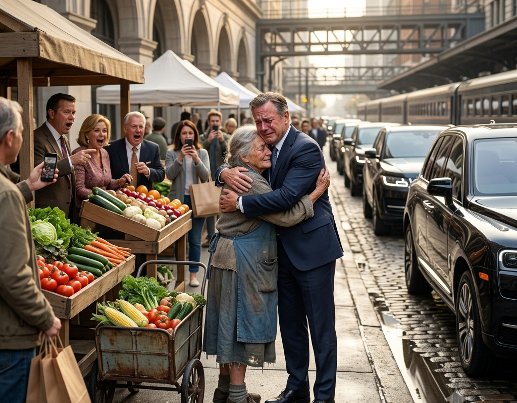Everyone Mocked the Poor Vegetable Vendor—Until the State Governor’s Motorcade Stopped Right in Front of Her Stall