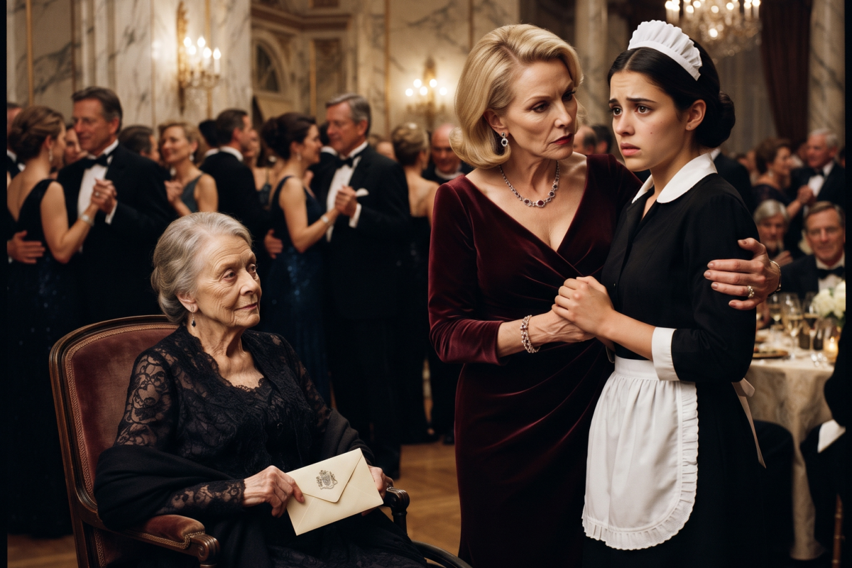 She slapped the ‘maid’ in front of the entire ballroom. She had no idea the woman in the wheelchair was the man’s mother.