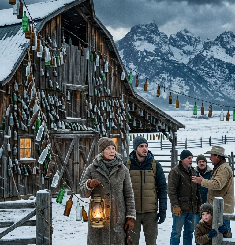 The Widow Filled Her Barn With Empty Bottles—Then the Winter Wind Started Screaming