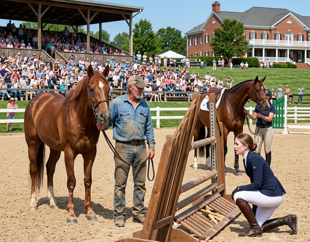 The Rich Riders Mocked His $60 Rescue Horse — Until the Horse Refused the Jump That Would Have Killed Them