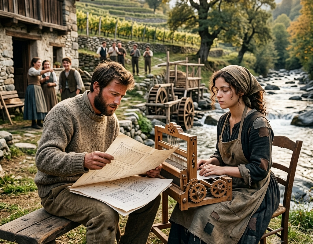 A Mountain Man Bought the Blind Widow’s Debt as a Joke to the Town — Then Her Hidden Design Built an Empire by the River
