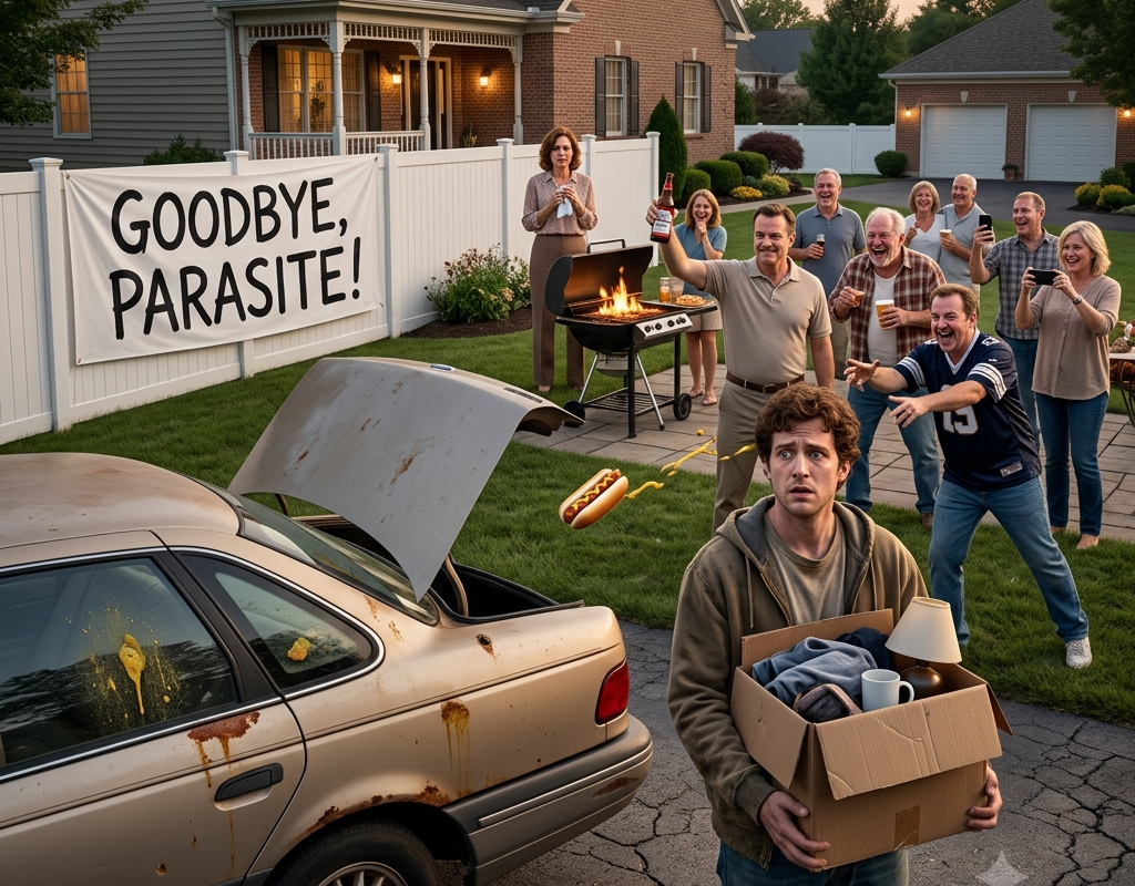 MY DAD HELD A PARTY TO CELEBRATE KICKING ME OUT—HE NEVER KNEW I WOULD SOON OWN WHAT HE COULD NEVER AFFORD.”
