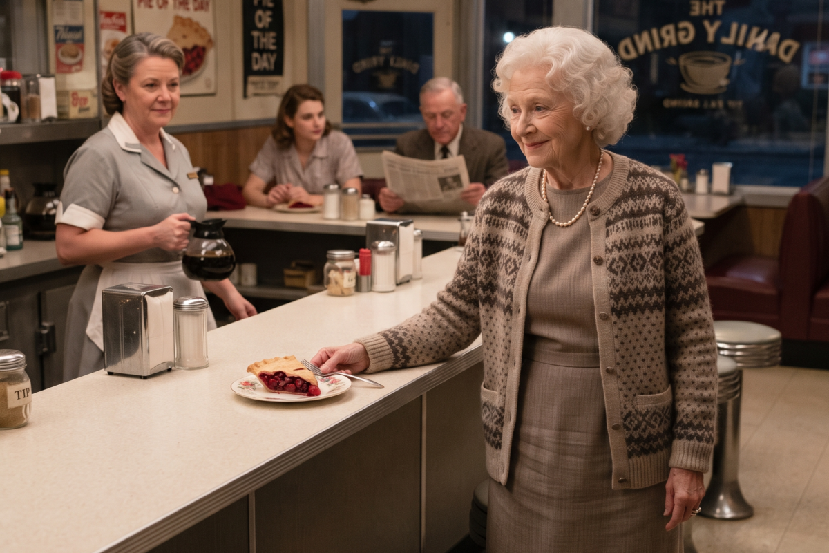 The Old Woman Left a Slice of Pie on the Diner Counter Every Friday Night