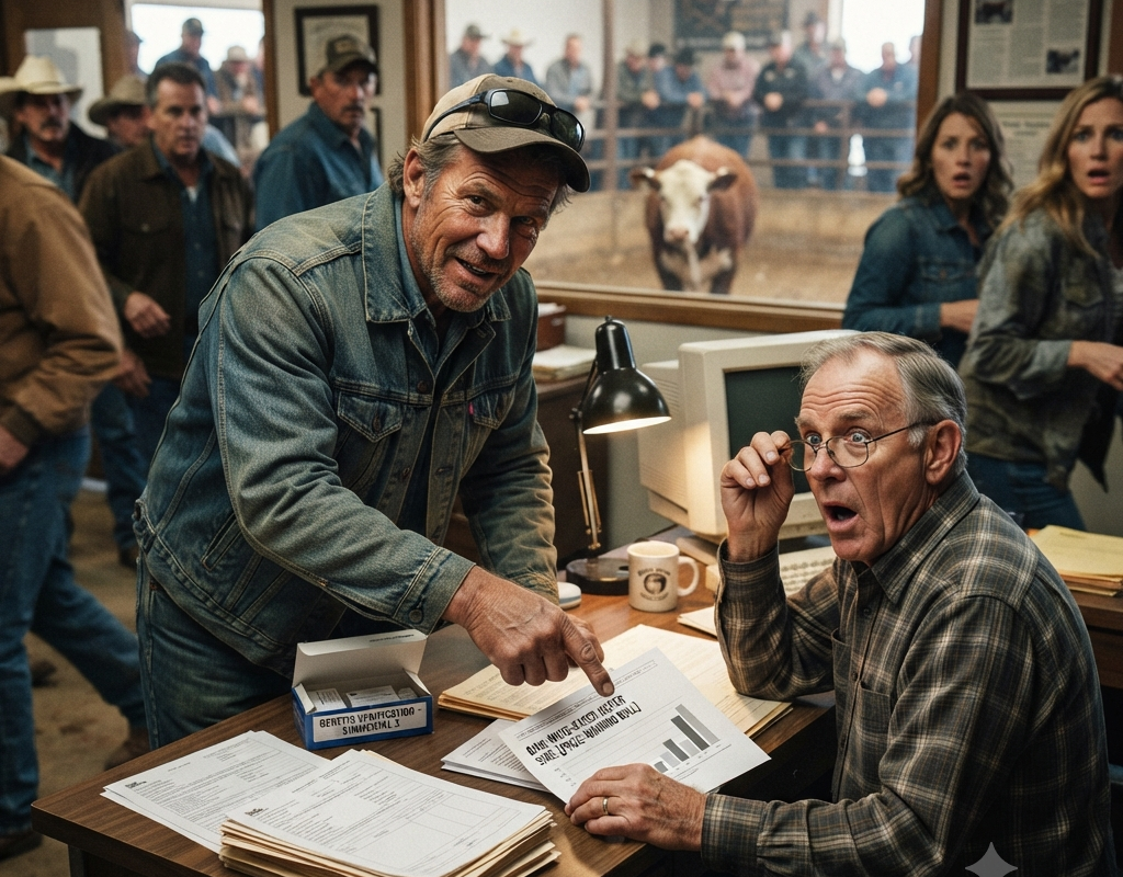 The Breeders Laughed at the White-Faced Calf — Then the DNA Test Changed the Whole Sale Barn