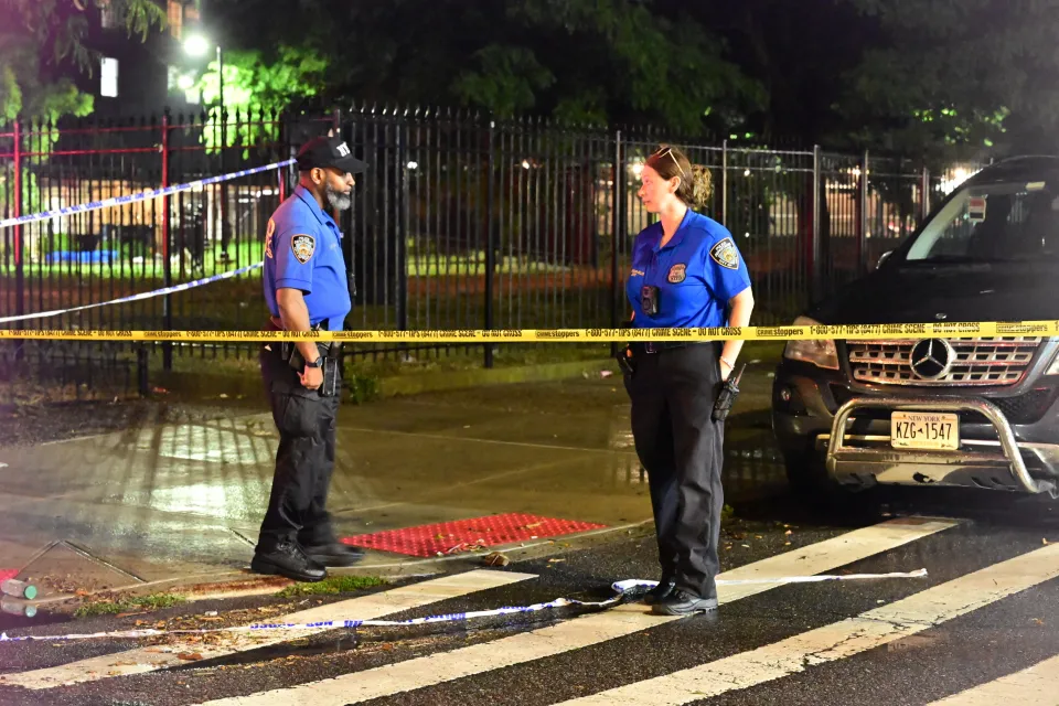 Holiday Horror: A fireworks celebration in Brooklyn turned into chaos after a shooting left at least eight people injured, including four children