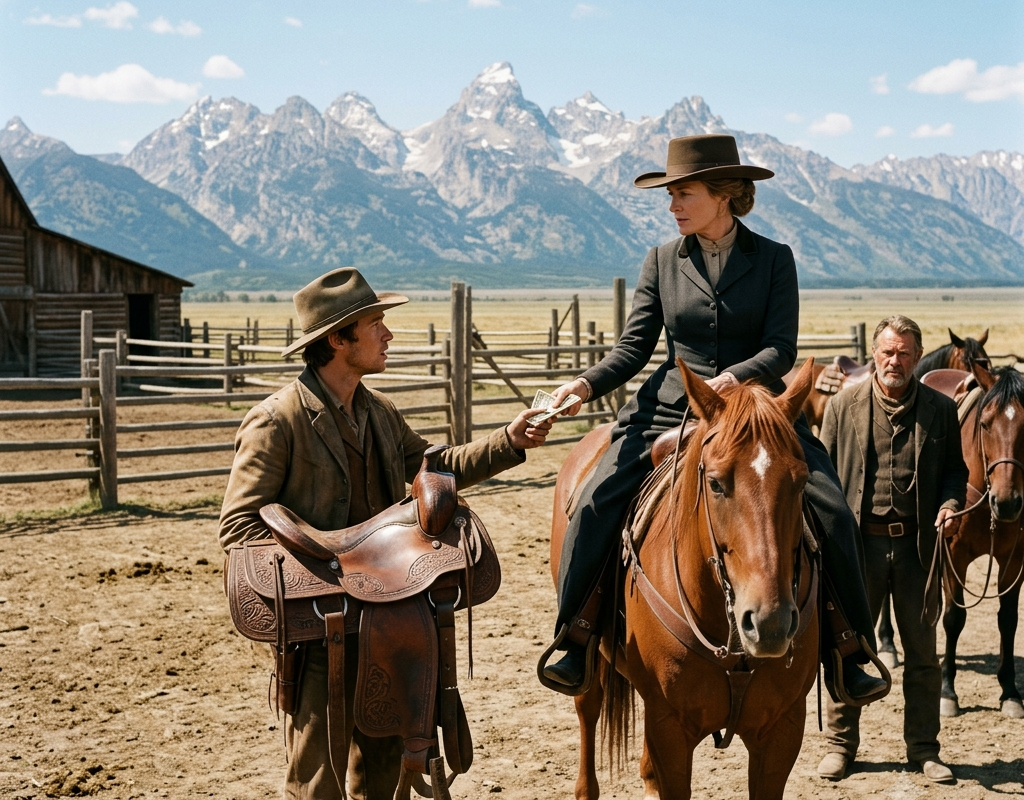 He Tried to Sell His Father’s Saddle for $30 — Then the Ranch Widow Offered Triple If He Rode With It