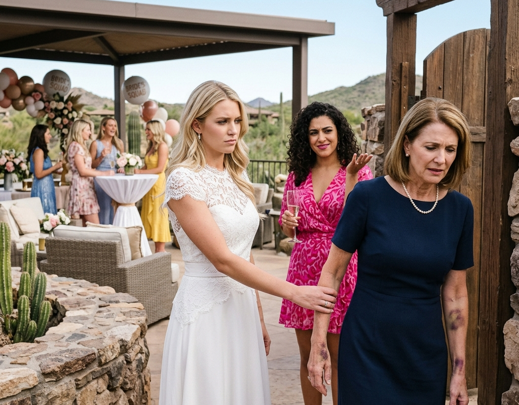 My Wife Hid Her Bruises After Our Daughter’s Bridal Shower — Then the Spa Manager Gave Me the Deleted Footage